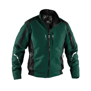 KÜBLER Wetterblouson moosgrün/schwarz