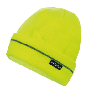 KÜBLER Strickmütze warngelb