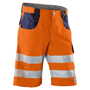 KÜBLER REFLECTIQ Shorts PSA 2 warnorange/dunkelblau