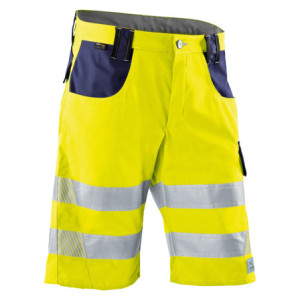KÜBLER REFLECTIQ Shorts PSA 2 warngelb/dunkelblau