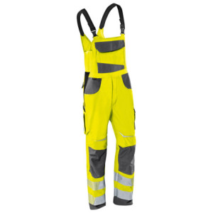 KÜBLER REFLECTIQ Latzhose PSA 2 warngelb/anthrazit