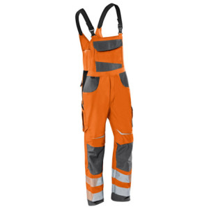KÜBLER REFLECTIQ Latzhose PSA 2 warnorange/anthrazit