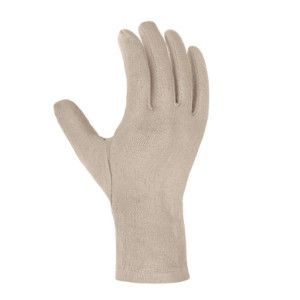 teXXor® Baumwolljersey-Handschuhe MITTELSCHWER - rohweiß