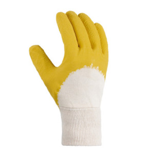 teXXor® Universalhandschuhe LATEXBESCHICHTET - natur-gelb
