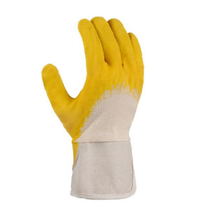 teXXor® Universalhandschuhe LATEXBESCHICHTET - natur-gelb