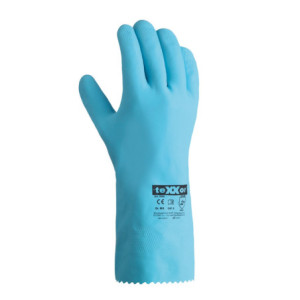 teXXor® Haushaltshandschuhe NATURLATEX - blau