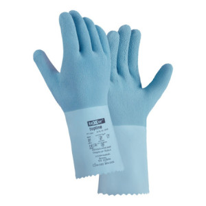 teXXor® topline Chemikalienschutz-Handschuhe NATURLATEX GERAUT