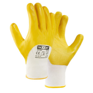teXXor® Polyester-Strickhandschuhe NITRIL BESCHICHTET