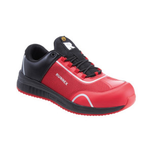 RUNNEX® S1PS-ESD-Sicherheitshalbschuhe SportStar - schwarz-rot