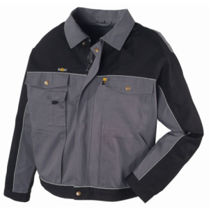teXXor® Canvas (320 g-m²) Bundjacke RIO - grau-schwarz