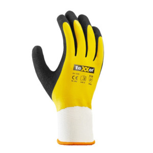 teXXor® Polyester-Strickhandschuhe LATEX GELB