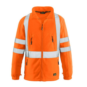 4PROTECT® Warnschutz-Fleecejacke SEATTLE - leuchtorange
