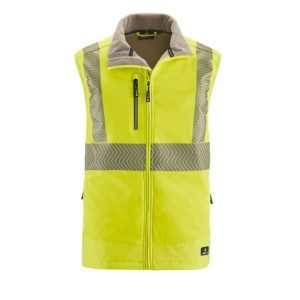 4PROTECT® Warnschutz-Softshellweste PARAMUS - leuchtgelb