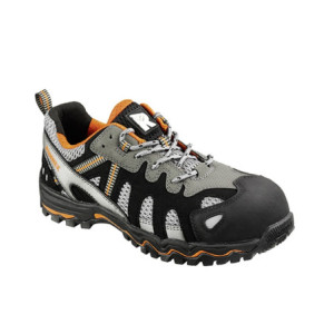 RUNNEX® S1-Sicherheitshalbschuhe LightStar - schwarz-grau-orange