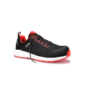 ELTEN LIVAS black-red Low ESD S1P