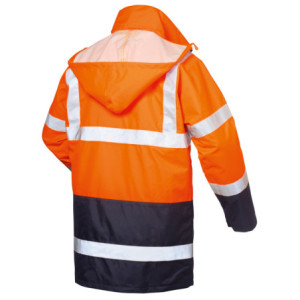 SAFESTYLE TRAVIS 4-IN-1 WARNSCHUTZPARKA ORANGE/MARINE