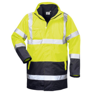 SAFESTYLE SPENCER 4-IN-1 WARNSCHUTZPARKA GELB/MARINE