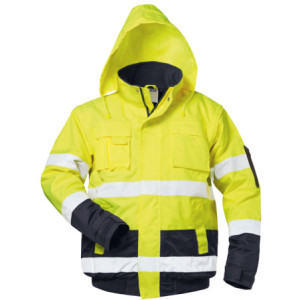 SAFESTYLE HASSO WARNSCHUTZPILOTJACKE GELB/MARINE