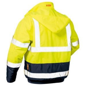 SAFESTYLE AXEL WARNSCHUTZ PILOTJACKE GELB/MARINE