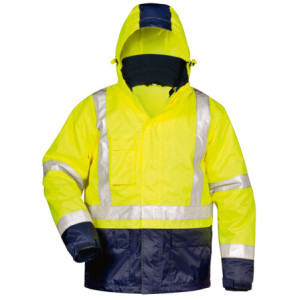 SAFESTYLE ALF 3IN1 WARNSCHUTZJACKE GELB/MARINE