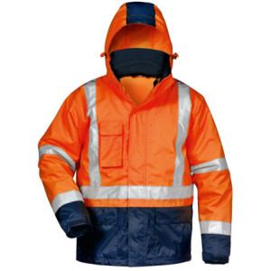 SAFESTYLE UDO 3IN1 WARNSCHUTZJACKE ORANGE/MARINE
