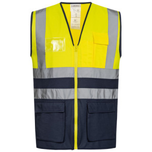 SAFESTYLE BERTHEL WARNSCHUTZWESTE GELB/MARINE