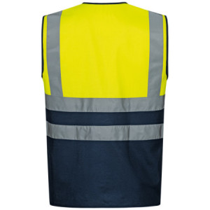 SAFESTYLE BERTHEL WARNSCHUTZWESTE GELB/MARINE