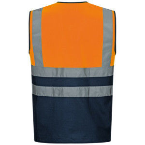 SAFESTYLE KORNEL WARNSCHUTZWESTE ORANGE/MARINE
