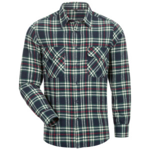 CRAFTLAND ROCKVILLE FLANELL-HEMD, MARINE/BEIGE/GRÜN/ROT