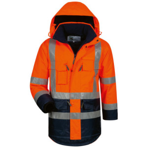 ELYSEE LUIS WARNSCHUTZPARKA ORANGE/MARINE