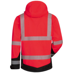 ELYSEE KALEB WATTIERTE WARNSCHUTZ-SOFTSHELLJACKE
