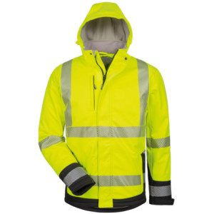 ELYSEE MELVIN WATTIERTE WARNSCHUTZ-SOFTSHELLJACKE