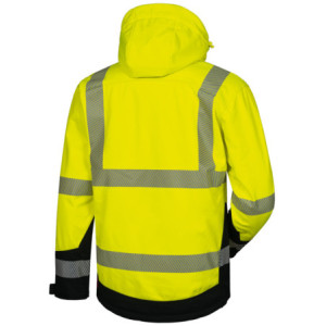 ELYSEE MELVIN WATTIERTE WARNSCHUTZ-SOFTSHELLJACKE