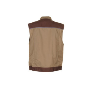 Planam Weste Highline - khaki/braun/zink