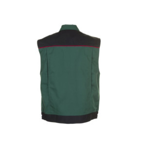 Planam Weste Highline - grün/schwarz/rot