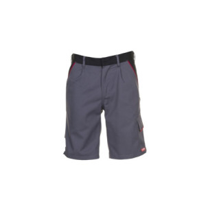 Planam Shorts Highline - schiefer/schwarz/rot