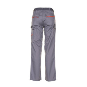 Planam Bundhose Visline - zink/orange/schiefer