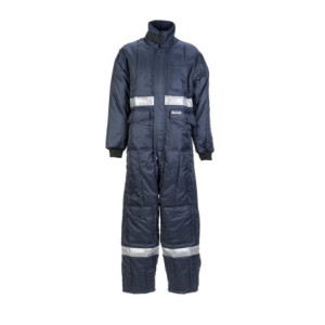 Planam Kühlhaus Overall Kühl-/Gefrierhaus - marine, Innenfutter rot