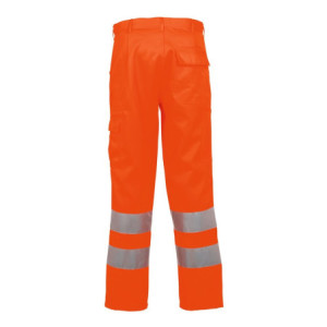 Planam Bundhose uni Warnschutz, Outdoor - uni orange