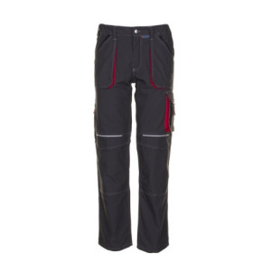 Planam Bundhose Basalt - anthrazit/rot