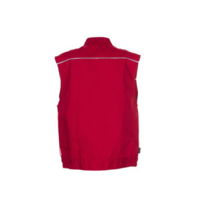 Planam Weste Canvas 320 - rot/rot