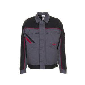 Planam Bundjacke Highline - schiefer/schwarz/rot