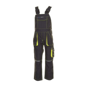 Planam Kids Latzhose Basalt Neon, Kids - anthrazit/gelb