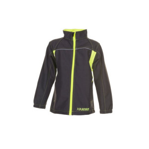 Planam Kids Softshelljacke Basalt Neon, Outdoor, Kids - anthrazit/gelb