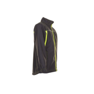 Planam Kids Softshelljacke Basalt Neon, Outdoor, Kids - anthrazit/gelb
