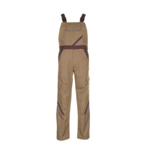 Planam Latzhose Highline - khaki/braun/zink