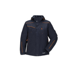 Planam Neon Jacke Outdoor - marine/orange