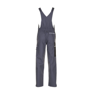 Planam Latzhose Canvas 320 - grau/schwarz
