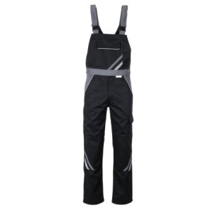 Planam Latzhose Highline - schwarz/schiefer/zink