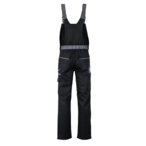 Planam Latzhose Highline - schwarz/schiefer/zink